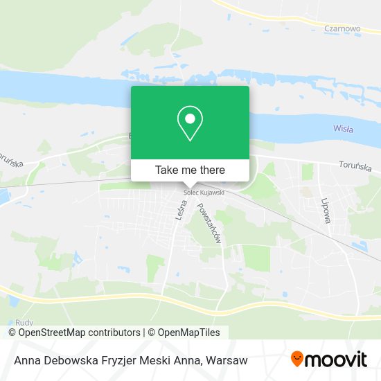 Anna Debowska Fryzjer Meski Anna map