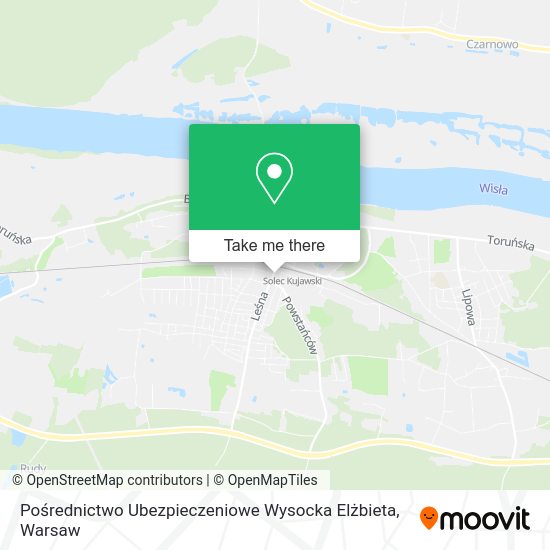 Pośrednictwo Ubezpieczeniowe Wysocka Elżbieta map