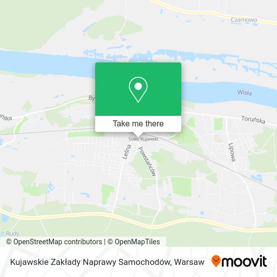 Kujawskie Zakłady Naprawy Samochodów map