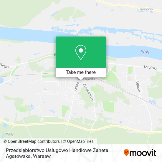 Przedsiębiorstwo Usługowo Handlowe Żaneta Agatowska map