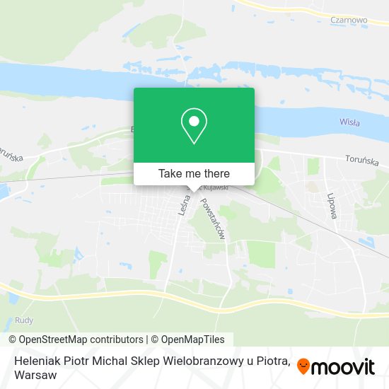 Heleniak Piotr Michal Sklep Wielobranzowy u Piotra map