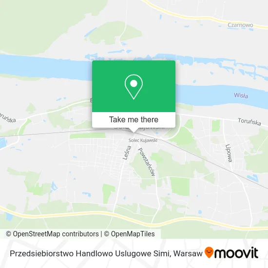 Карта Przedsiebiorstwo Handlowo Uslugowe Simi