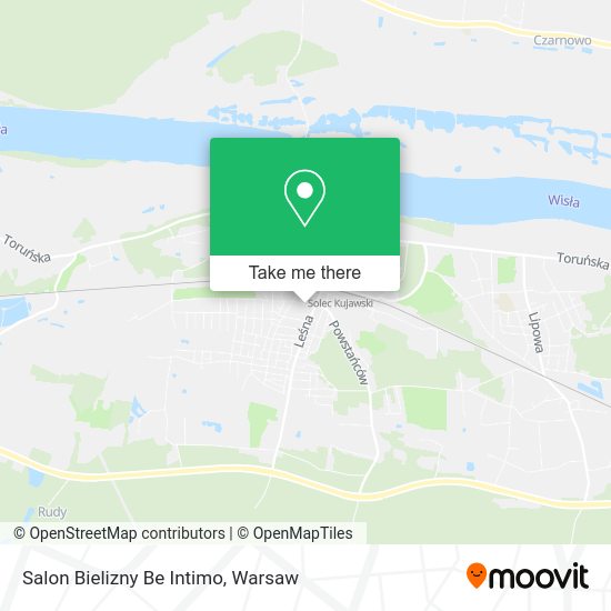 Salon Bielizny Be Intimo map