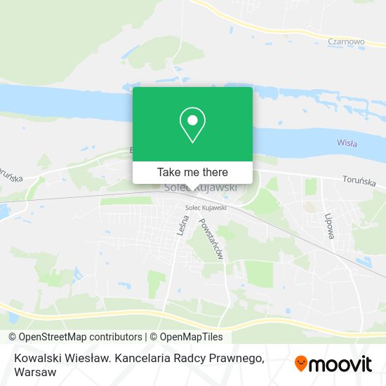 Kowalski Wiesław. Kancelaria Radcy Prawnego map