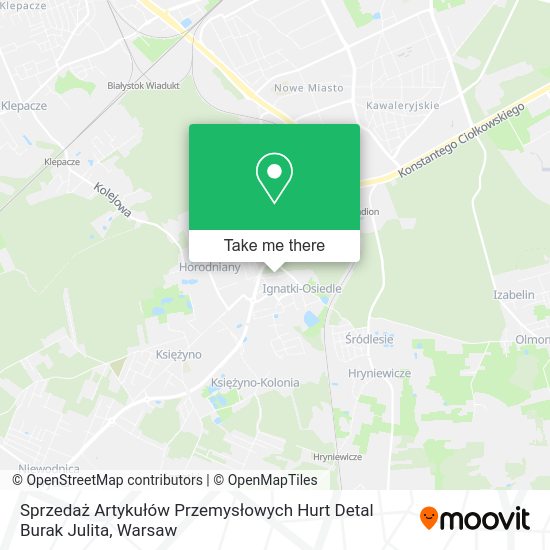 Sprzedaż Artykułów Przemysłowych Hurt Detal Burak Julita map