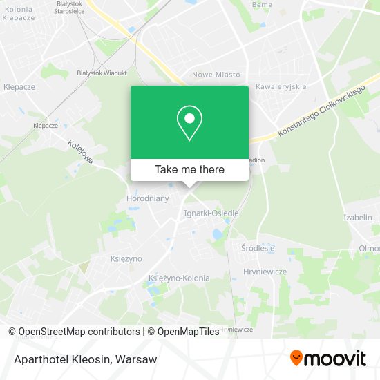 Aparthotel Kleosin map