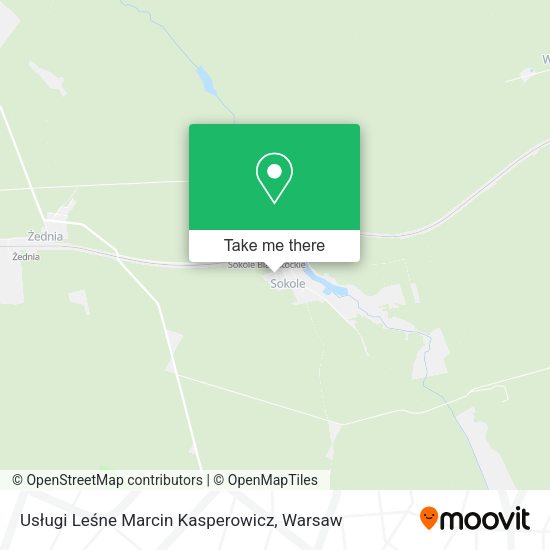 Usługi Leśne Marcin Kasperowicz map