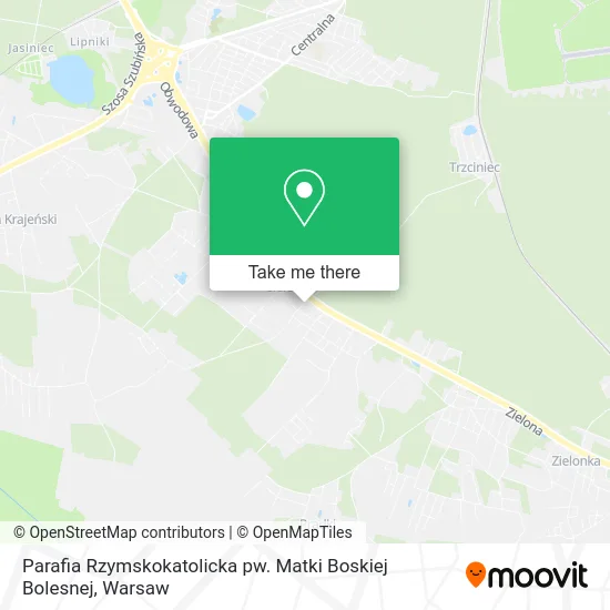 Карта Parafia Rzymskokatolicka pw. Matki Boskiej Bolesnej