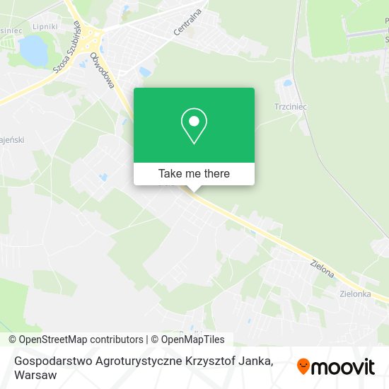 Gospodarstwo Agroturystyczne Krzysztof Janka map