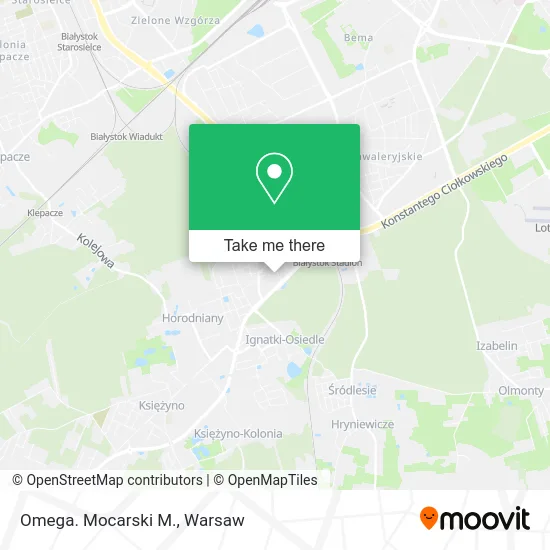 Карта Omega. Mocarski M.