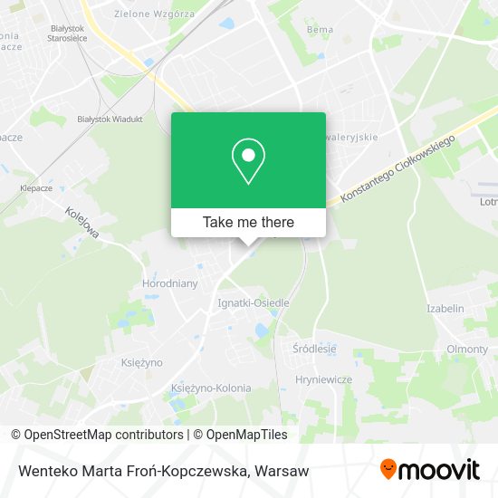 Wenteko Marta Froń-Kopczewska map