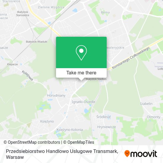 Przedsiebiorstwo Handlowo Uslugowe Transmark map