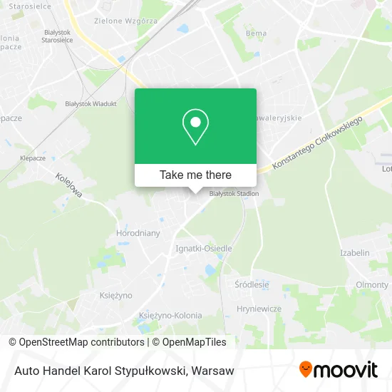 Карта Auto Handel Karol Stypułkowski