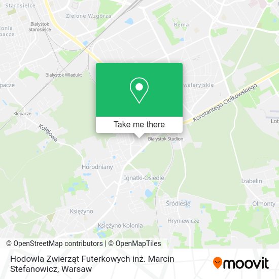 Hodowla Zwierząt Futerkowych inż. Marcin Stefanowicz map