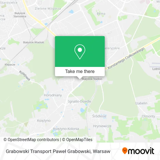 Карта Grabowski Transport Paweł Grabowski