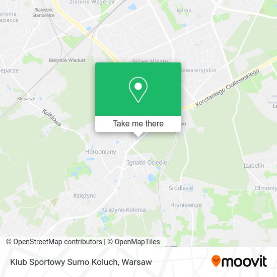 Klub Sportowy Sumo Koluch map