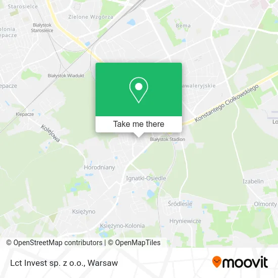 Карта Lct Invest sp. z o.o.