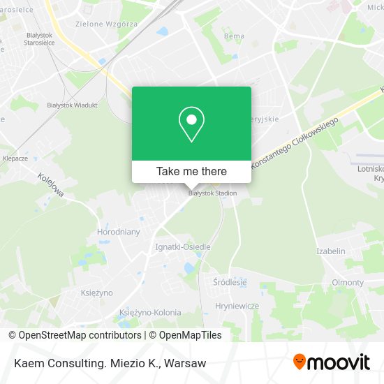 Kaem Consulting. Miezio K. map