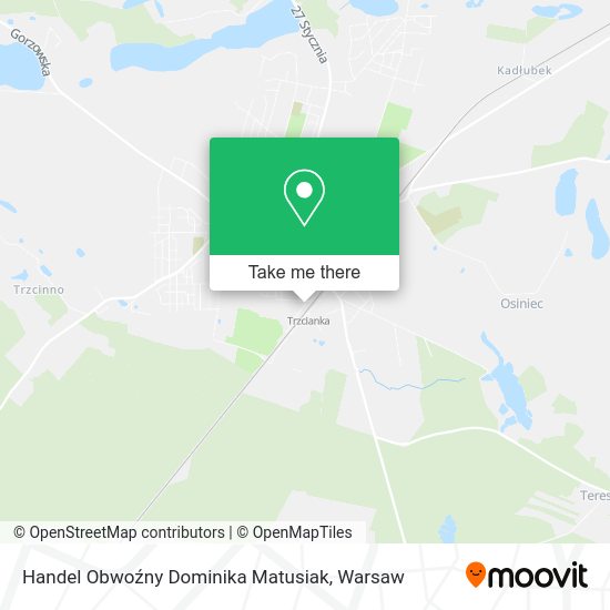 Handel Obwoźny Dominika Matusiak map