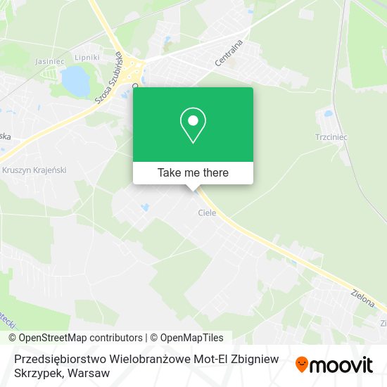 Przedsiębiorstwo Wielobranżowe Mot-El Zbigniew Skrzypek map