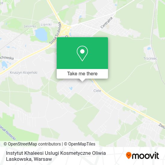 Instytut Khaleesi Uslugi Kosmetyczne Oliwia Laskowska map