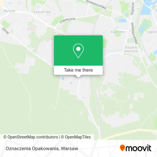 Карта Oznaczenia Opakowania