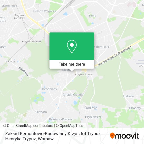 Zakład Remontowo-Budowlany Krzysztof Trypuz Henryka Trypuz map