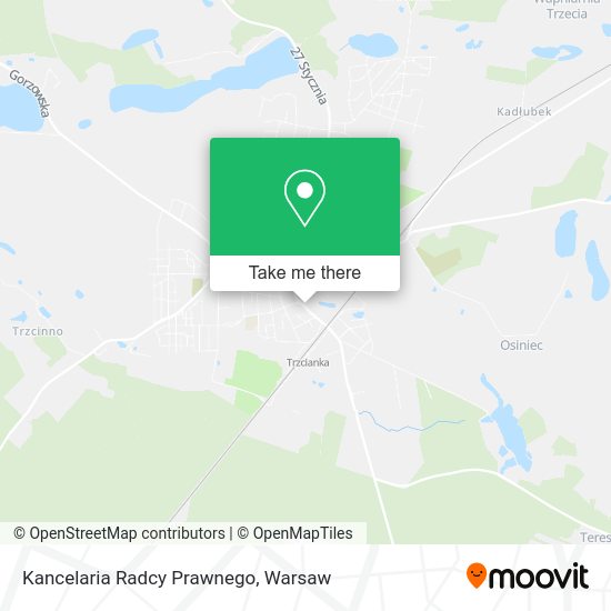 Kancelaria Radcy Prawnego map