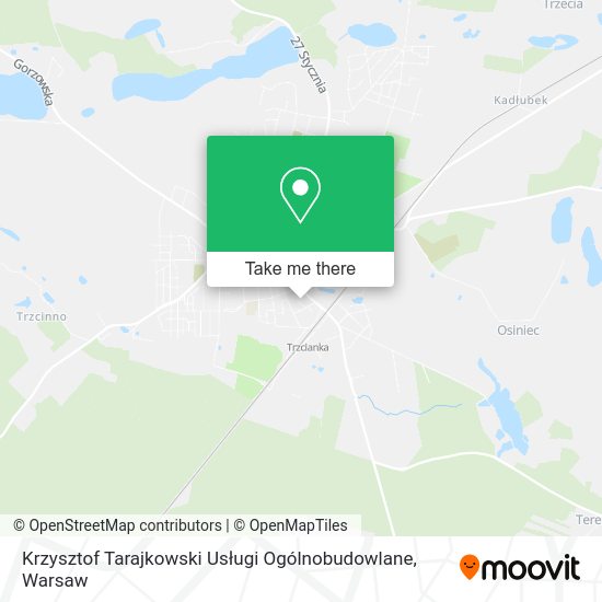 Krzysztof Tarajkowski Usługi Ogólnobudowlane map