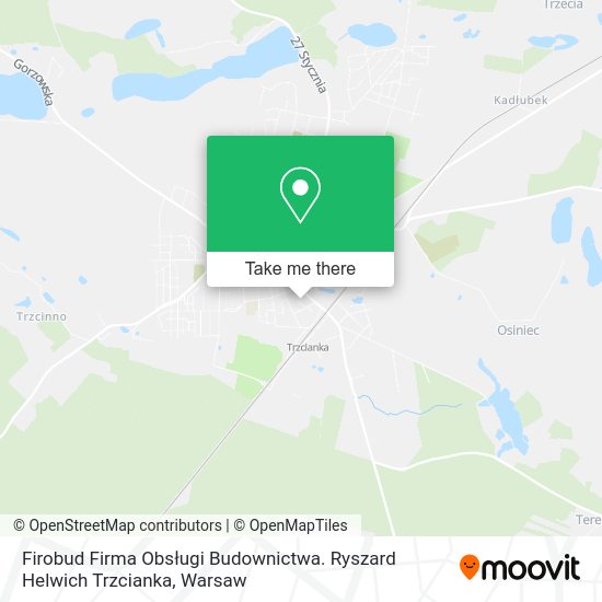 Firobud Firma Obsługi Budownictwa. Ryszard Helwich Trzcianka map