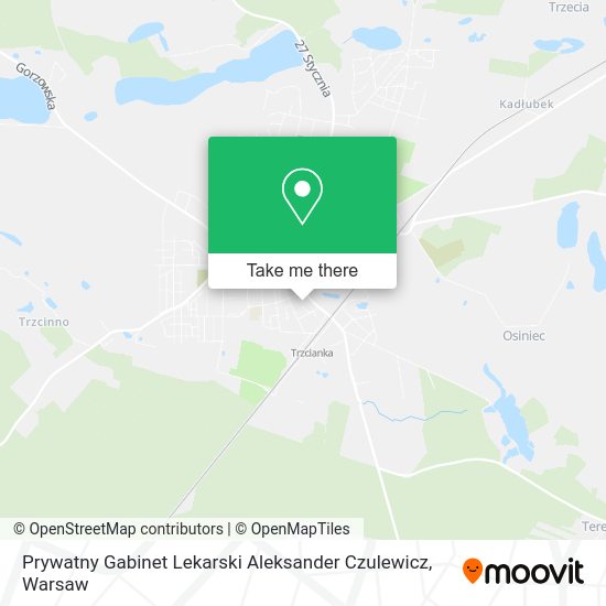 Prywatny Gabinet Lekarski Aleksander Czulewicz map