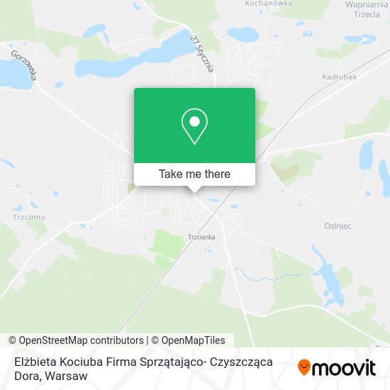 Elżbieta Kociuba Firma Sprzątająco- Czyszcząca Dora map