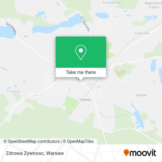 Zdrowa Zywnosc map