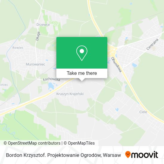 Bordon Krzysztof. Projektowanie Ogrodów map