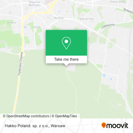 Карта Hakko Poland. sp. z o.o.