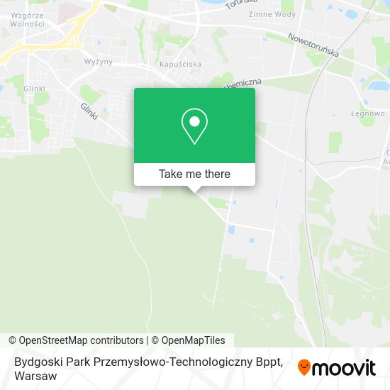 Bydgoski Park Przemysłowo-Technologiczny Bppt map