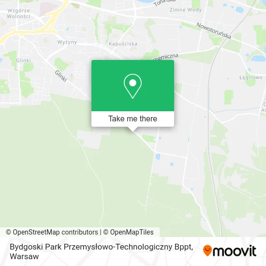 Карта Bydgoski Park Przemysłowo-Technologiczny Bppt