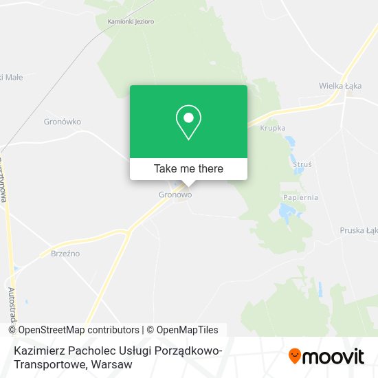 Kazimierz Pacholec Usługi Porządkowo-Transportowe map