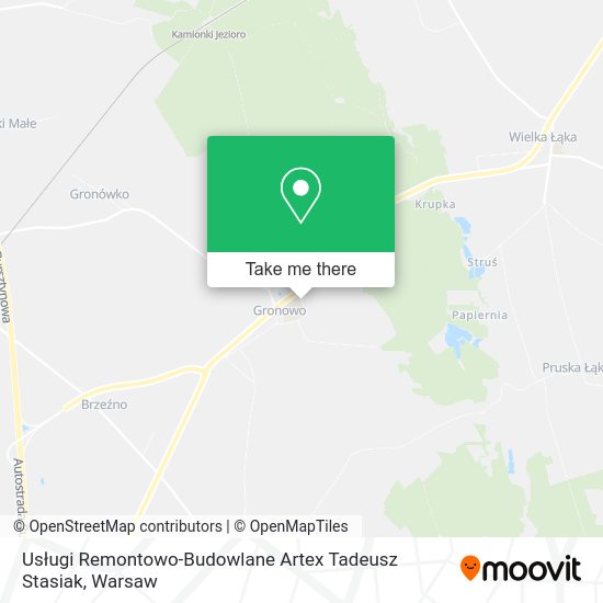 Usługi Remontowo-Budowlane Artex Tadeusz Stasiak map