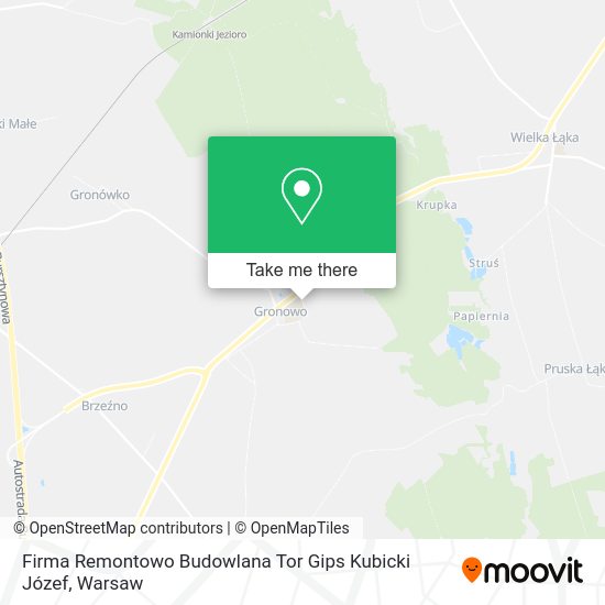 Firma Remontowo Budowlana Tor Gips Kubicki Józef map