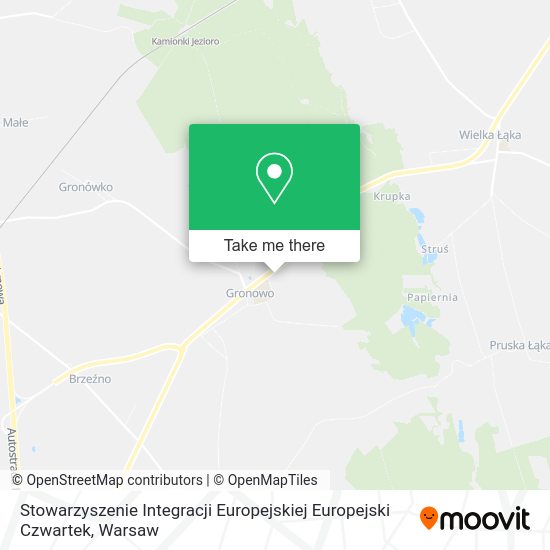 Stowarzyszenie Integracji Europejskiej Europejski Czwartek map