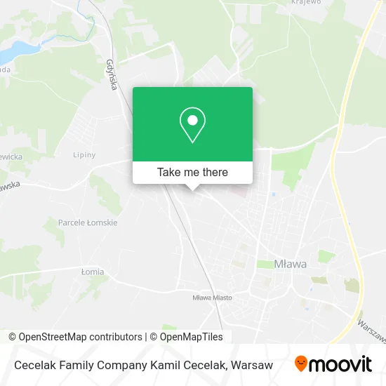 Карта Cecelak Family Company Kamil Cecelak