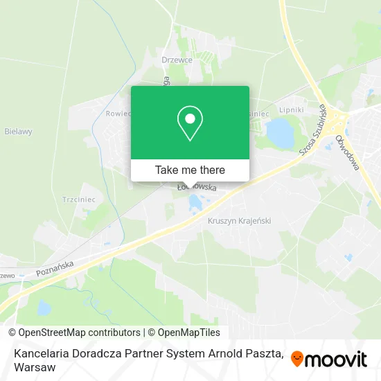 Kancelaria Doradcza Partner System Arnold Paszta map