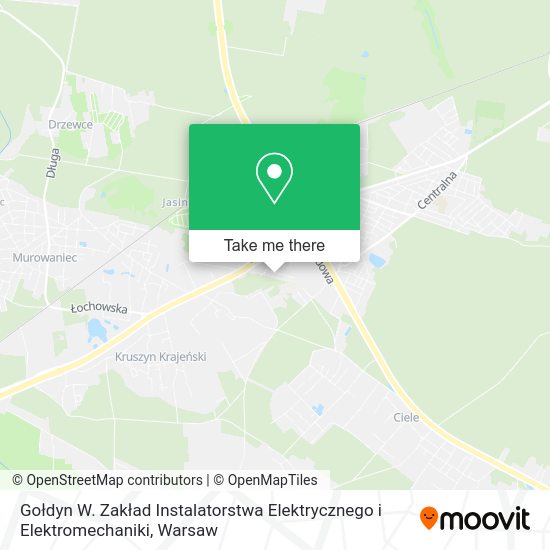 Gołdyn W. Zakład Instalatorstwa Elektrycznego i Elektromechaniki map