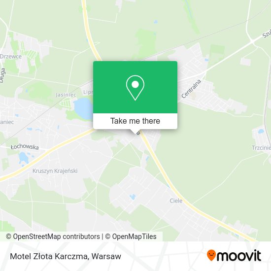 Motel Złota Karczma map