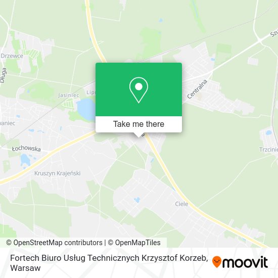 Fortech Biuro Usług Technicznych Krzysztof Korzeb map