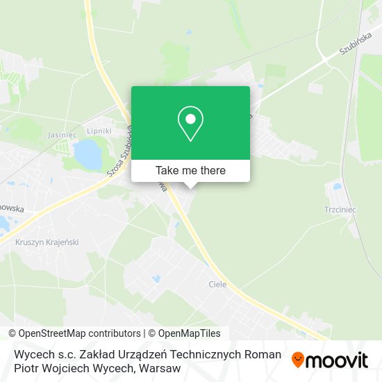 Wycech s.c. Zakład Urządzeń Technicznych Roman Piotr Wojciech Wycech map