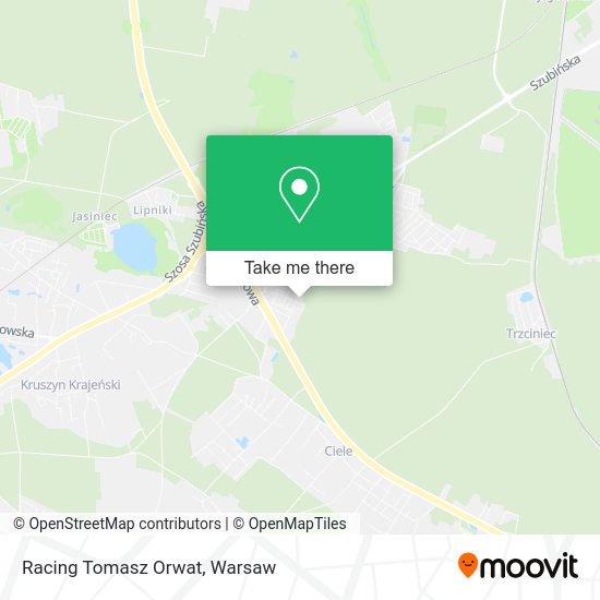 Racing Tomasz Orwat map