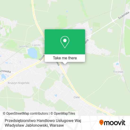 Przedsiębiorstwo Handlowo Usługowe Waj Władysław Jabłonowski map