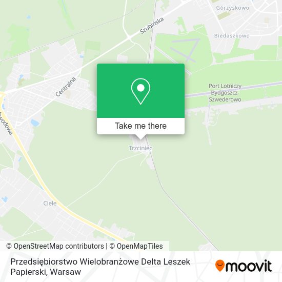 Przedsiębiorstwo Wielobranżowe Delta Leszek Papierski map